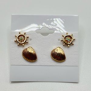 Torrid Nautical Themed Earrings 3 pairs.